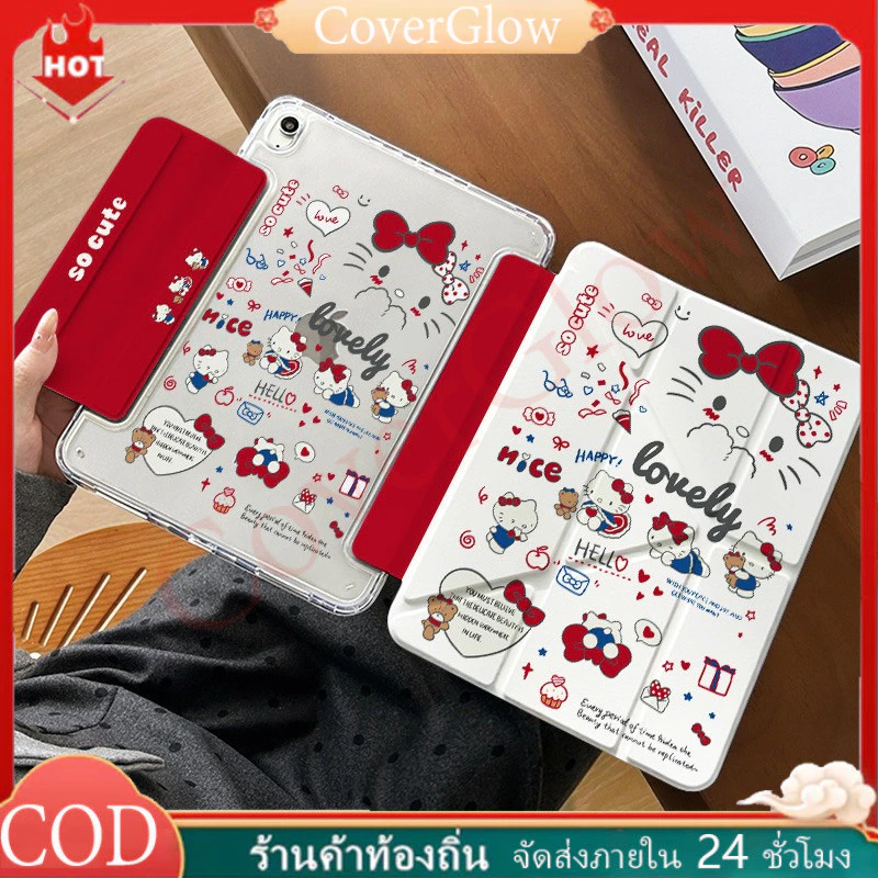 ส่งจากไทย เคสสำหรับไอแพด case ปกหนัง Gen10 Gen11 A16 Air4 Air5 Air6 Air7 Air8 M3 Mini6/7 Pro11 Y-พับสําหรับipadกรณี