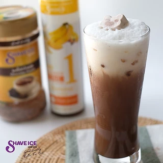 เชฟไอซ์ รุ่น พลัส นัมเบอร์วัน (ฟรุ๊ตเบส) รส กล้วย 500 มล. | น้ำเชื่อมผสมเนื้อผลไม้ สำหรับขนม เบเกอรี่ และสมูทตี้