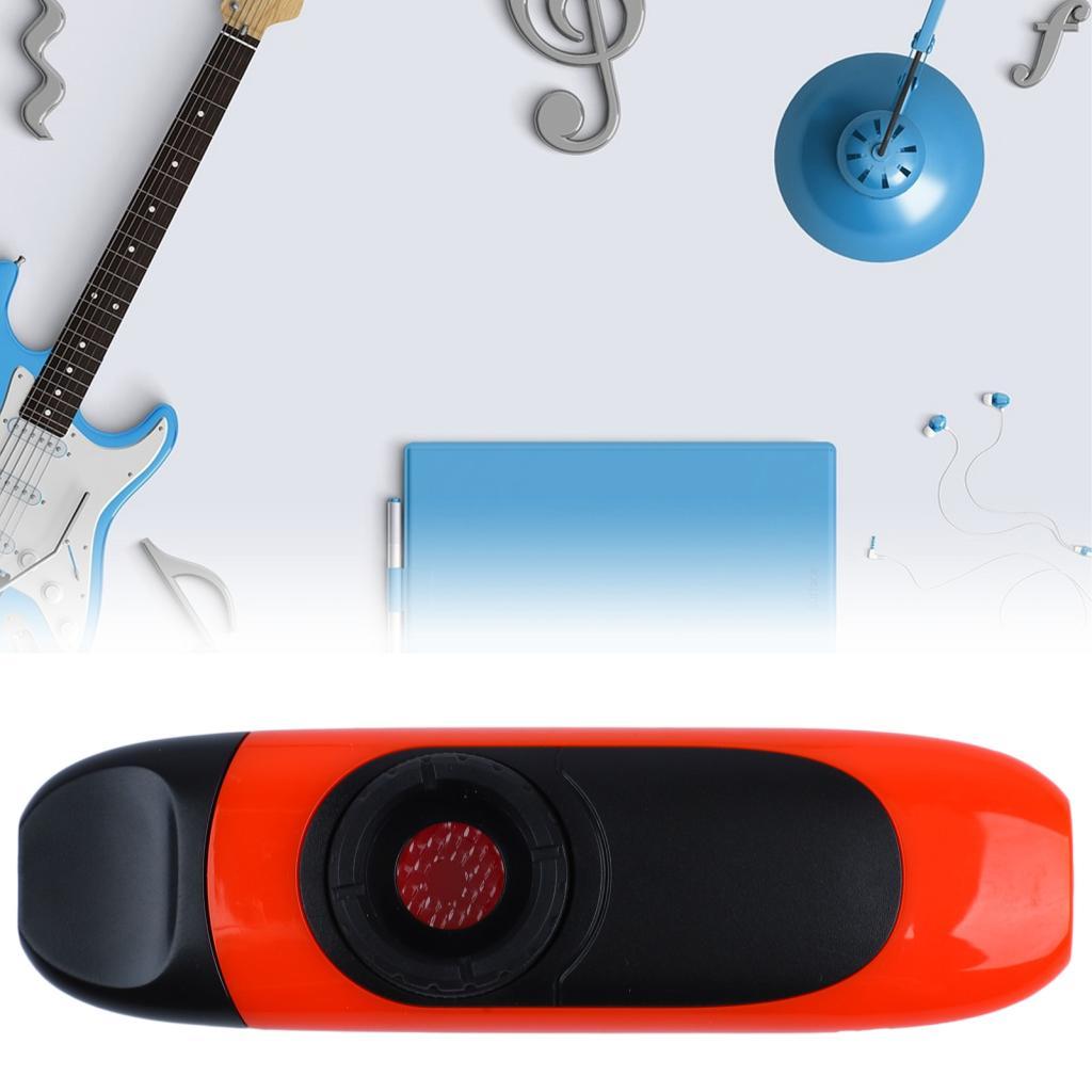 Mingzhe Professional แบบพกพาไฟฟ้า Kazoo Kit เพื่อประสิทธิภาพน้ำหนักเบาวัสดุเรซินทนทาน 11 ซม. (สีส้ม)