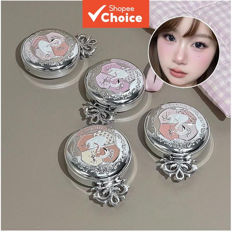 NICEKEY New Pink Ballet Single Color Blush, Buildable Matte Finish, Long Lasting Natural Glow Brightening