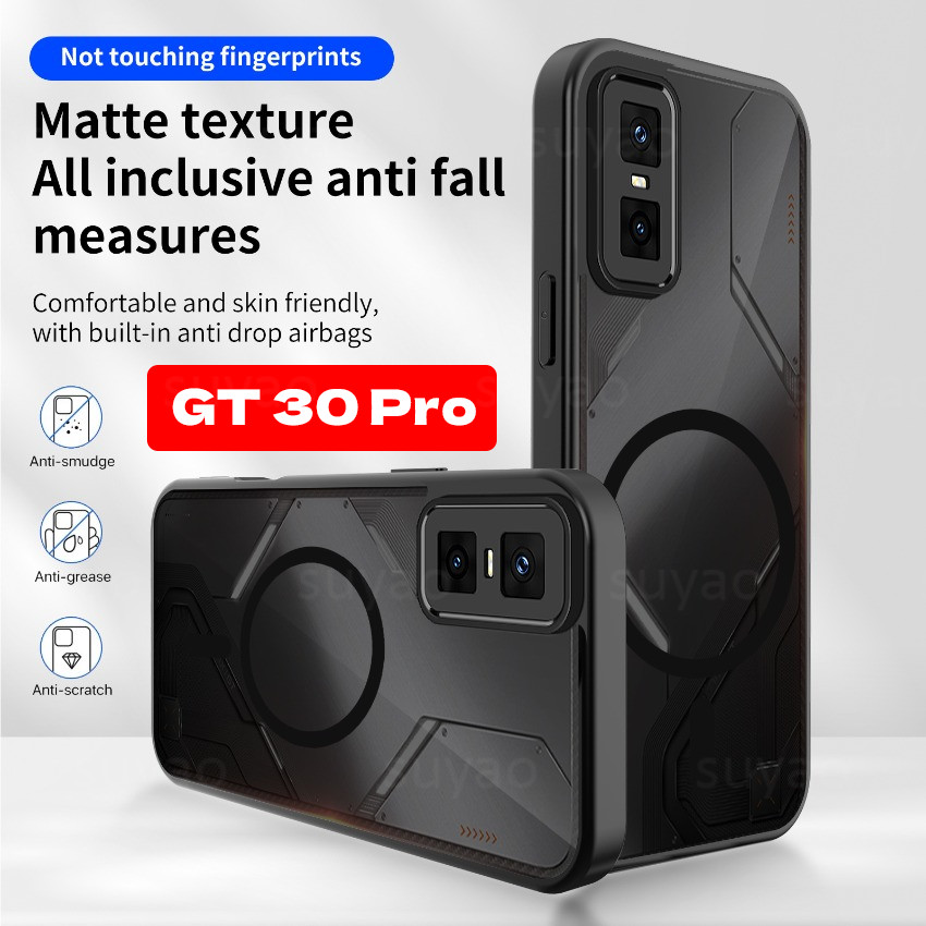 สําหรับ infinix GT 30 Pro 50 20 2026 เคสโทรศัพท์กันกระแทก PC TPU ปลอก GT30Pro GT50Pro GT20Pro โปร่งใสใสป้องกันปกหลัง