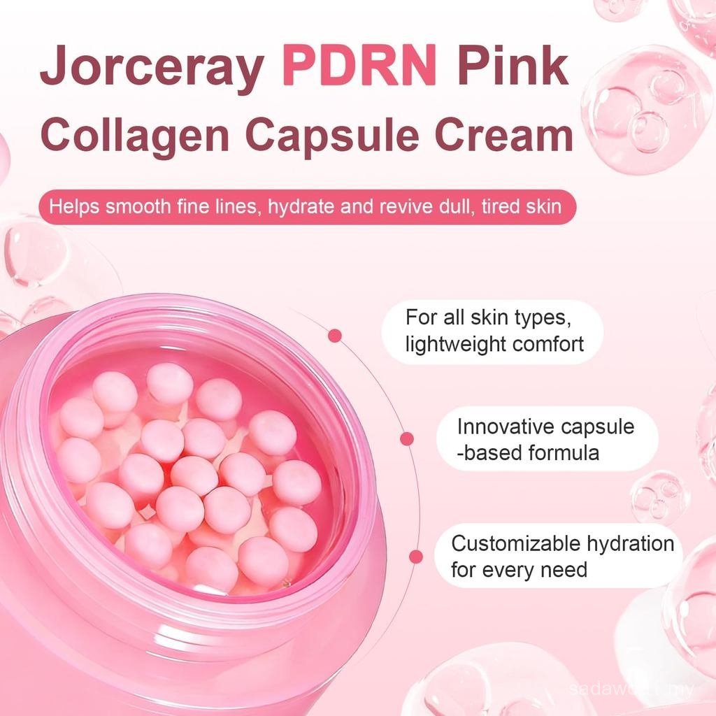 ใหม่ PDRNPinkCollagenCapsule–SalmonPDRN-DualTextureBarrierRepairMoisturizer|SalmonDNA+5%Nicinaide2oz