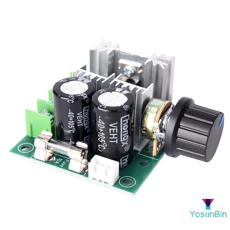 YosunBin] 12V ~ 40V 10A PWM DC Motor Speed Control Switch Controller Volt Regulator Dimmer ใหม่