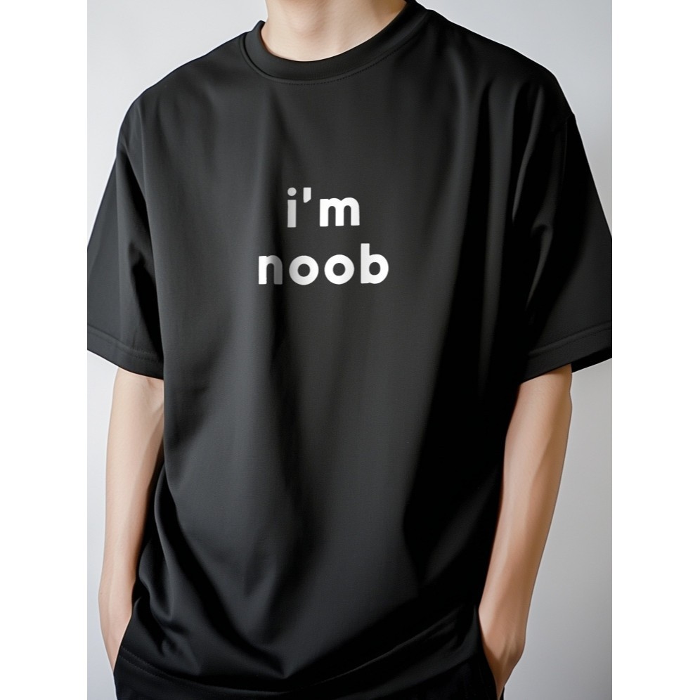 เสื้อยืด I'm noobใส่แล้วไม่มี noob SIZE S-5XLXS-6XL