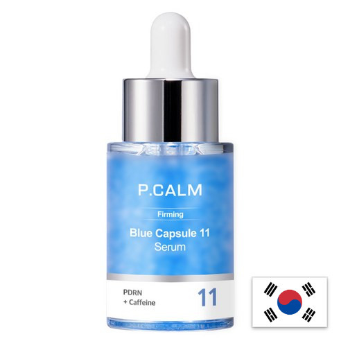 [pcalm] PDRN Caffeine Blue Capsule 11% Serum 30ml / Firming / Brightening / Hydrating / ของแท้ 100%