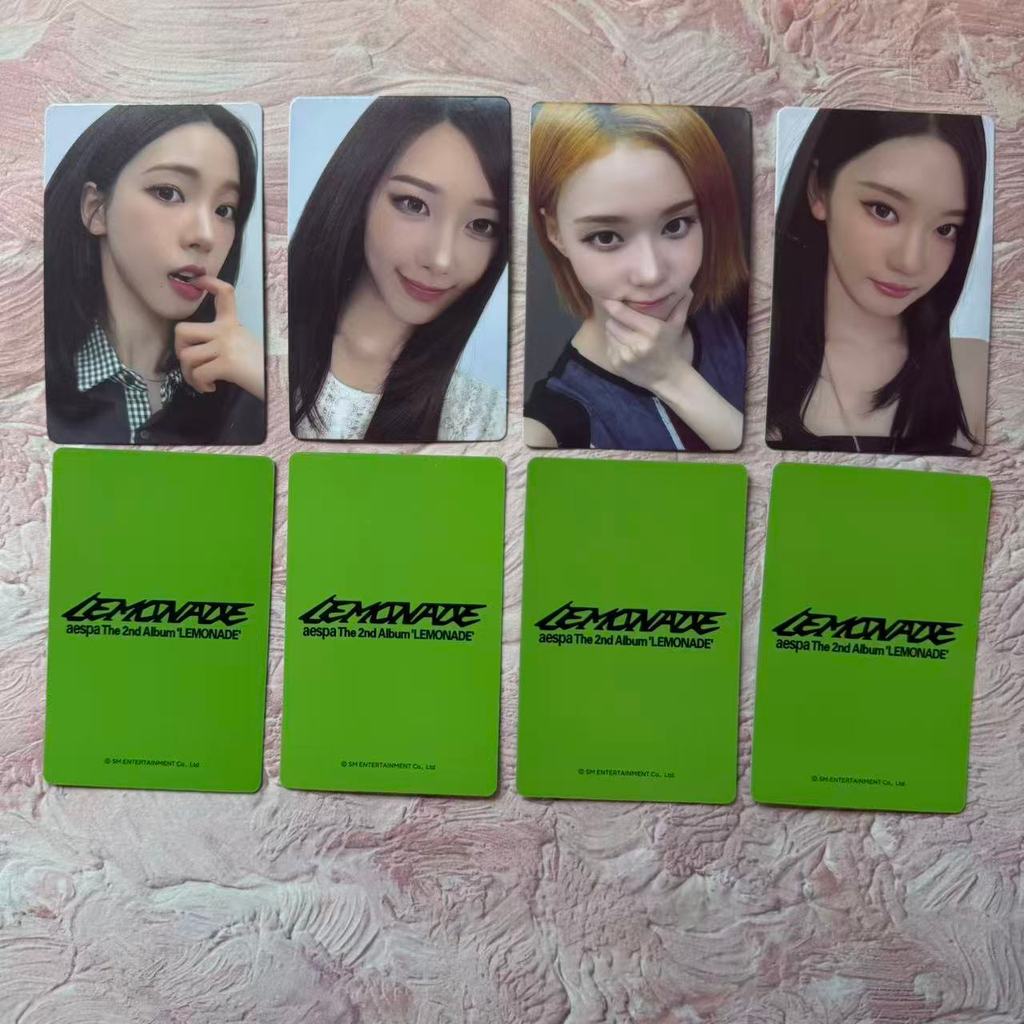 Aespa ms Lucky Card ปกติ น้ํามะนาว 2 ms Lucky Card Grapefruit