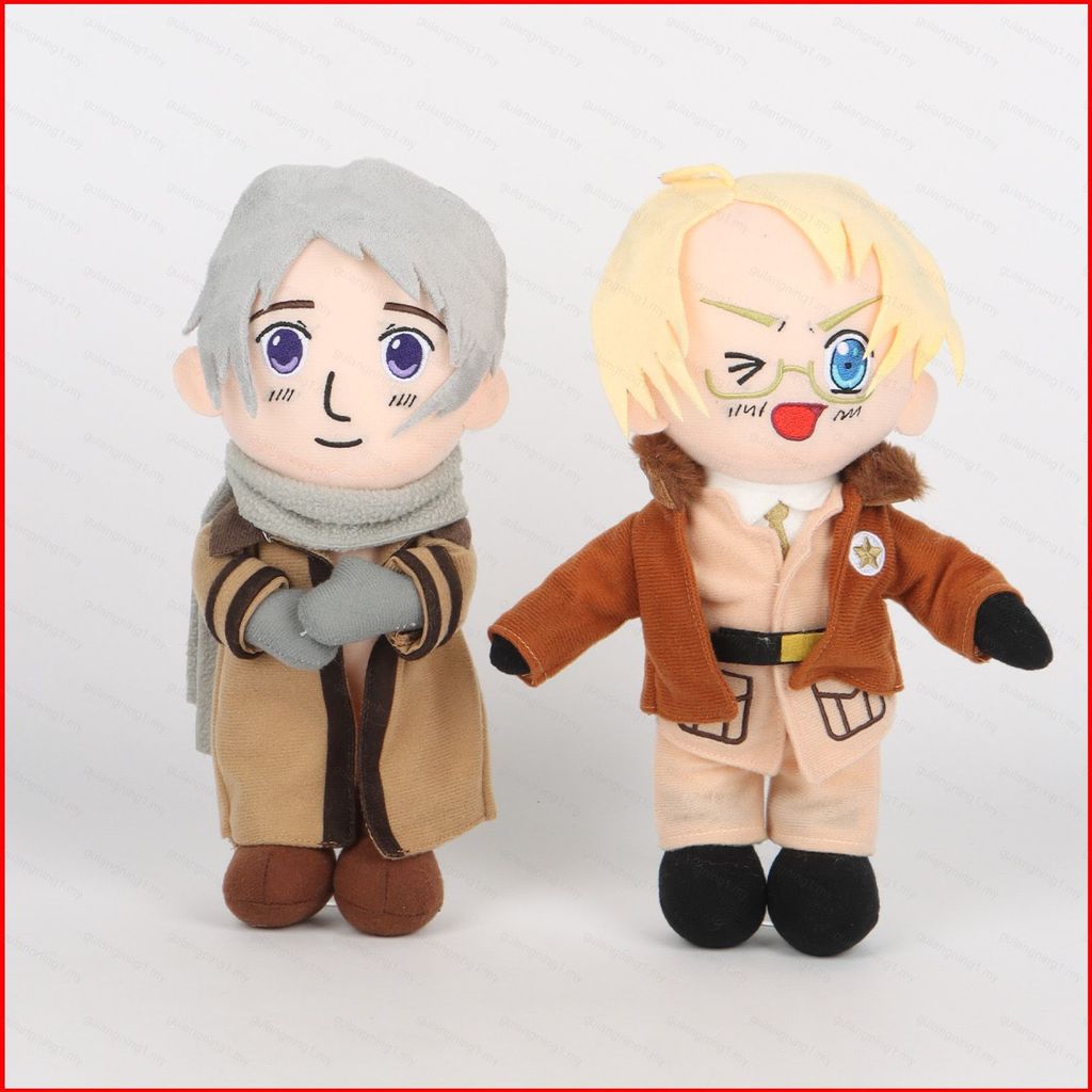 GL Hetalia: Axis Powers Ivan Braginski Alfred F. Jones ตุ๊กตาการ์ตูน plushie ของเล่นสําหรับเด็กผู้หญ