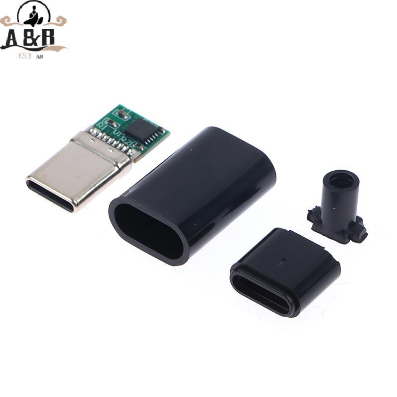 [A&B] 5A PD/QC Decoy Board 5V 9V 12V 15V 20V โมดูล PD 2 3.0 DC Trigger สาย USB Type-C ปลั๊กชาย QC4 ช