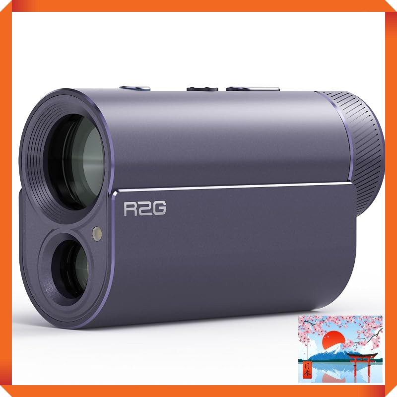 R2G MATE PRO Golf Laser Rangefinder - Recommended by Pro Golfer Bo-mi Lee, Compact and Rechargeable 