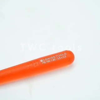 PB160 ไขควงช่างไฟฟ้า แบน เบอร์ 00, 0, 1 ไขควงด้ามเรียว PB SWISS TOOLS สวิส