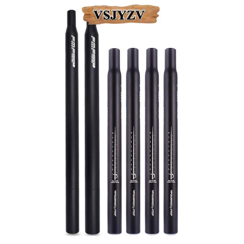 [vsjyzv] Aluminium Alloy Bike Post Black สําหรับ Fix Gear Bike & Safe Line Mark 31.8x530