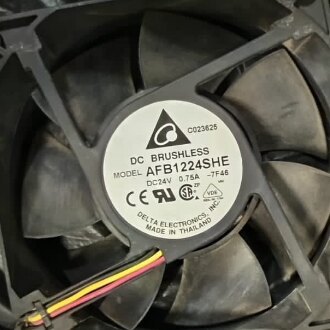 [พัดลมระบายความร้อนพร้อมสต็อก] AFB1224SHE-C-R00 AFB1224SHE-7F47 AFB1224EHE-EP 24V0.75A พัดลม