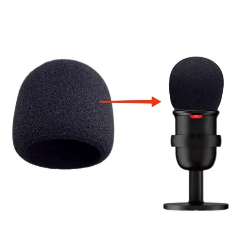 Gonna ฝาครอบโฟมทดแทนสําหรับกระจก SoloCast Mic สําหรับ Podcast Meetings