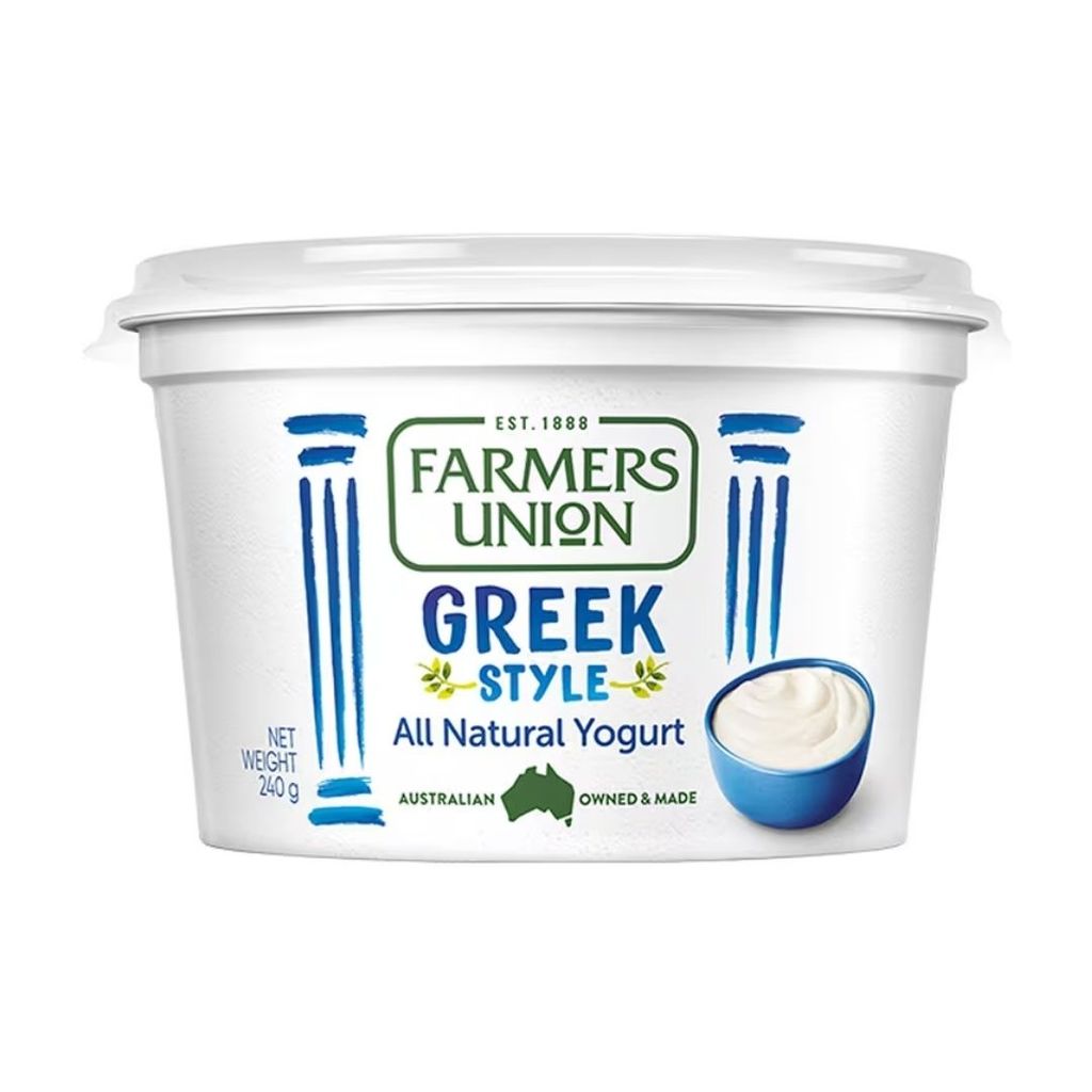 ฟาร์เมอรส์ยูเนียน กรีกโยเกิร์ตธรรมชาติ Farmers Union Greek Yogurt 240g.