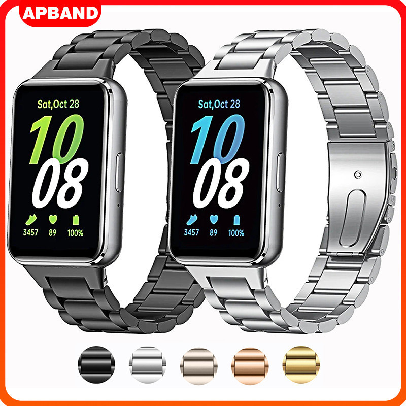 สายรัดโลหะ for Smartwatch Samsung Galaxy Fit 3 สายรัดข้อมือสแตนเลสสายรัดข้อมือ for Samsung Fit 3