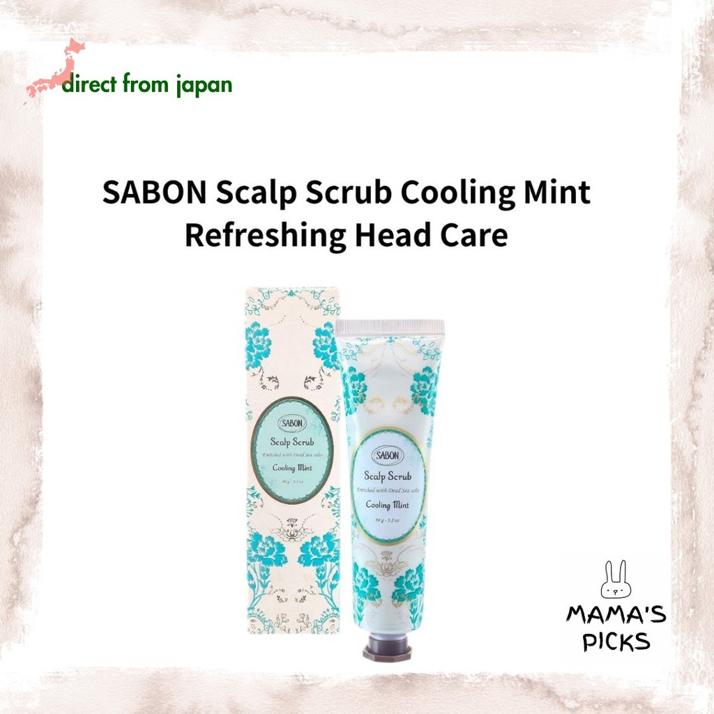 【Direct From Japan】SABON Head Scrub Refreshing Mint 90g