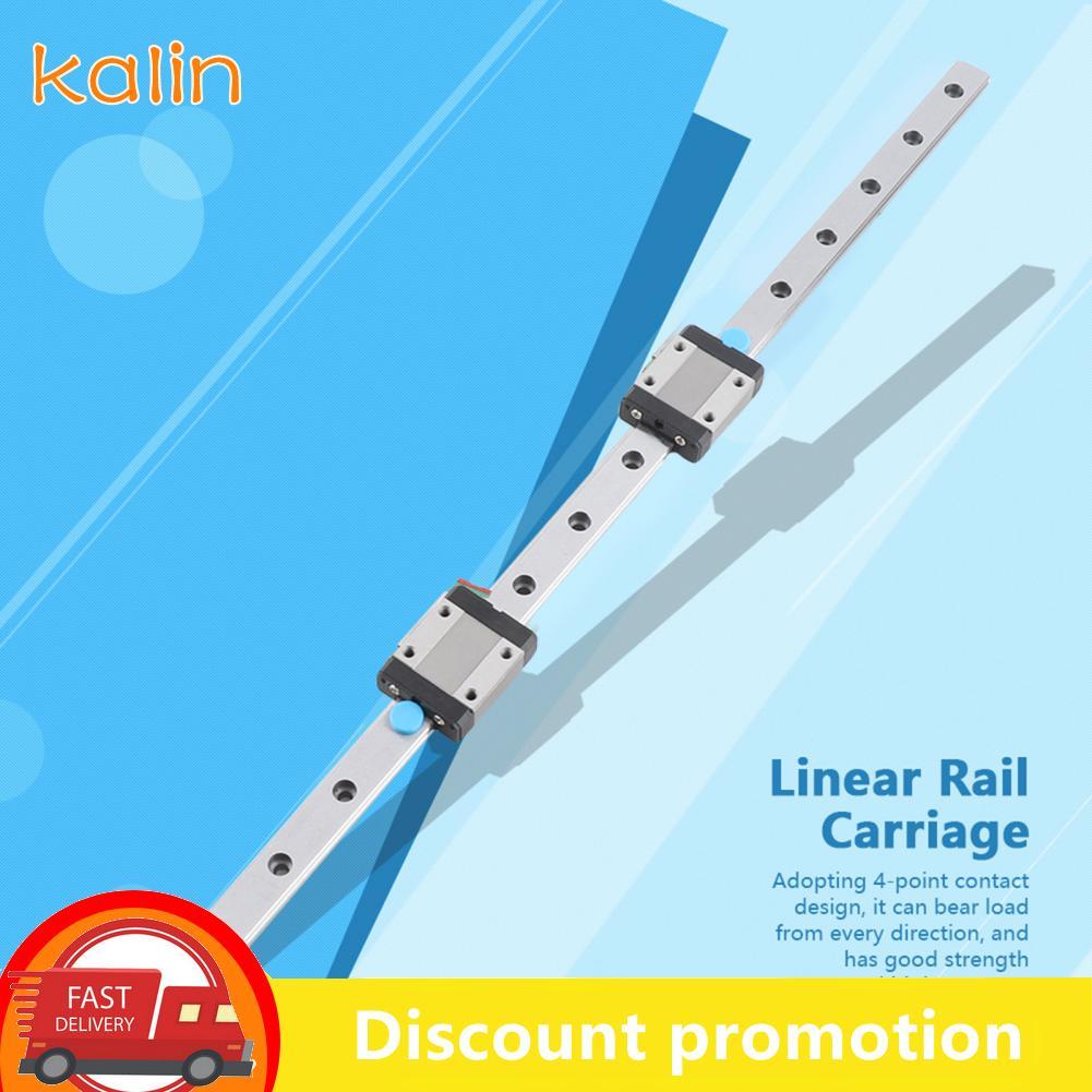 Kalin-th Kalin-th คู่มือเชิงเส้น 1 PC 400 มม.MGN12 ขนาดเล็ก 12 มม.กว้าง + 2pcs MGN12B สไลด์บล็อก