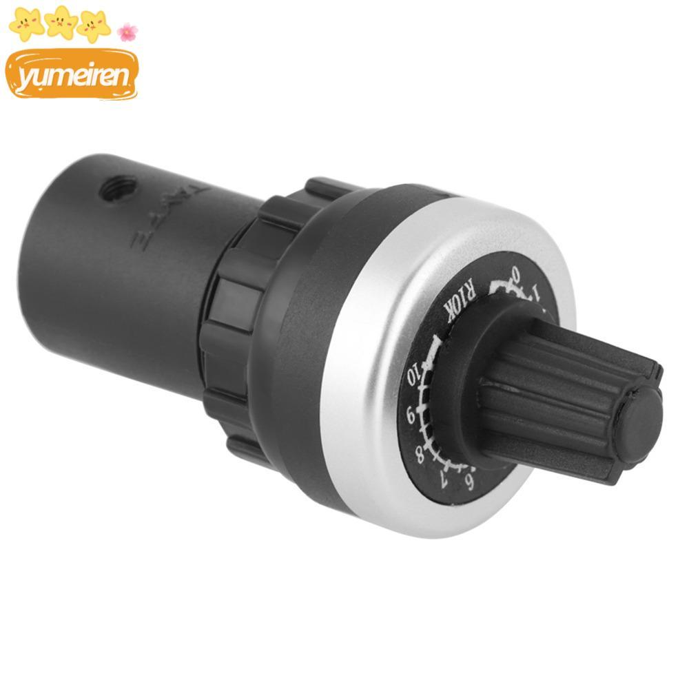 YUMEIREN Potentiometer, 10K LA42DWQ-22 10K Potentiometer,ทนทานสีดําแผงMount 22 มม.VSD Potentiometerอ