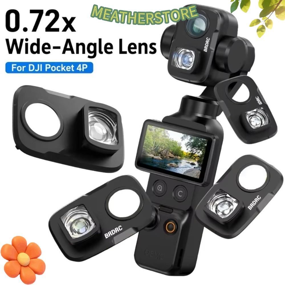 KEATHS เลนส์มุมกว้าง, กระจกออปติคอลป้องกันรอยขีดข่วนตัวกรองมุมกว้าง, HD Quick-Release FOV ถึง 110° ข