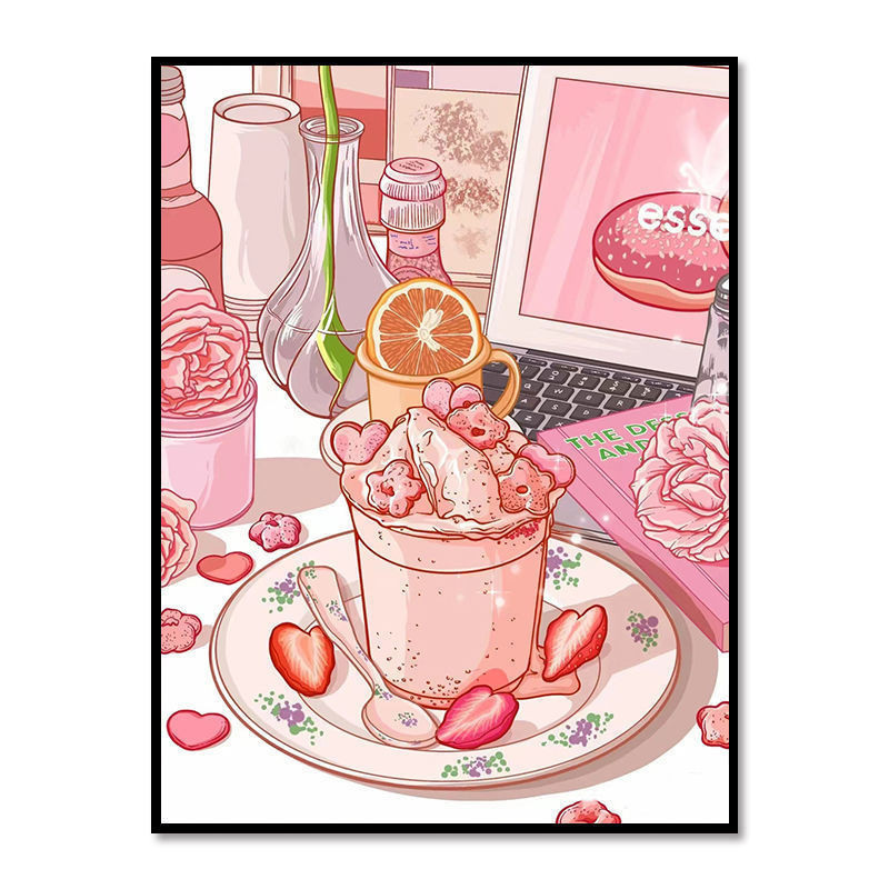 YOYO ART MO1 ภาพวาด YH1 40x50 ซม.ฤดูร้อน diy สี bu จํานวนภาพวาดห้องนั่งเล่นตกแต่งใหม่