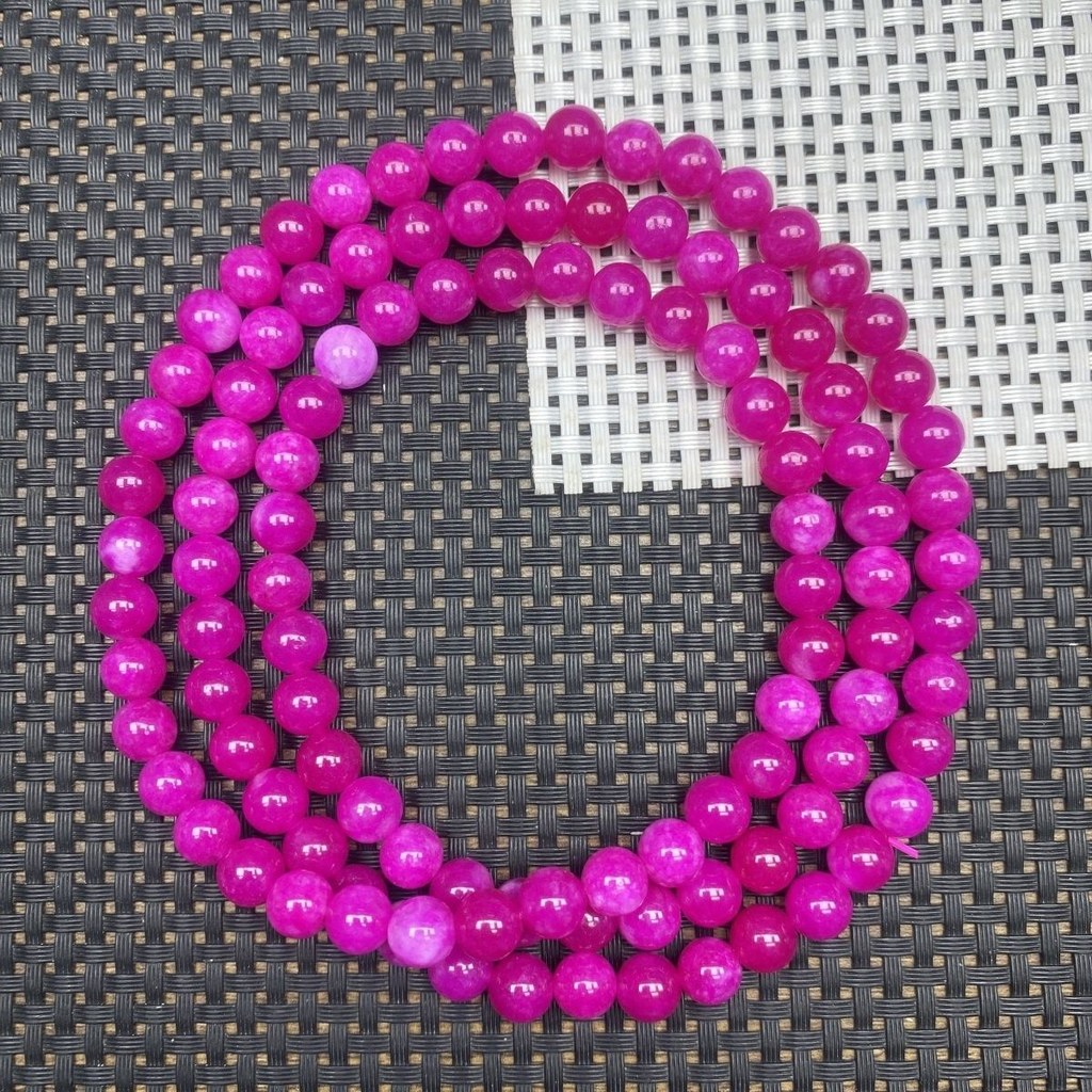 Cherry Blossom Pink Comfort 8mm108 สร้อยคอ 511 เครื่องประดับ260728