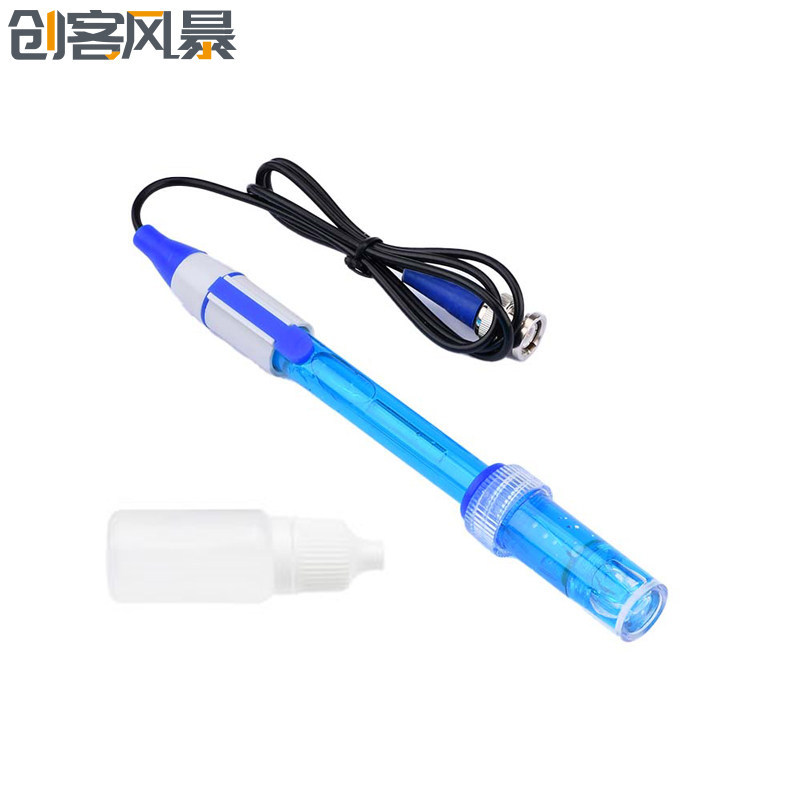 PH-2000 ค่า PH เครื่องวัดระยะยาวถังปลาโพรบเฉพาะ PH Probe ตัวแทนกันกระแทกแบบชาร์จไฟได้ PH Probe