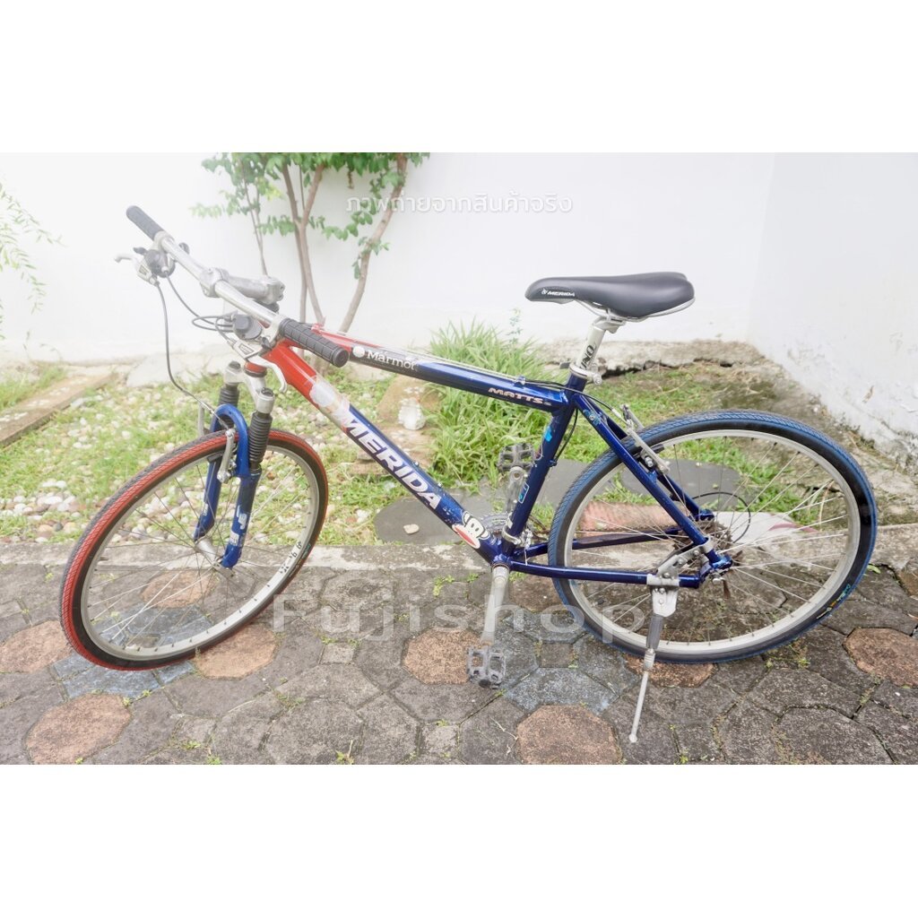 จักรยานเสือภูเขาญี่ปุ่น - 26 MTB วินเทจ - ล้อ 26x1.5 - เกียร์ 3x8 (24 สปีด) - อลูมิเนียม - โช๊คหน้า 