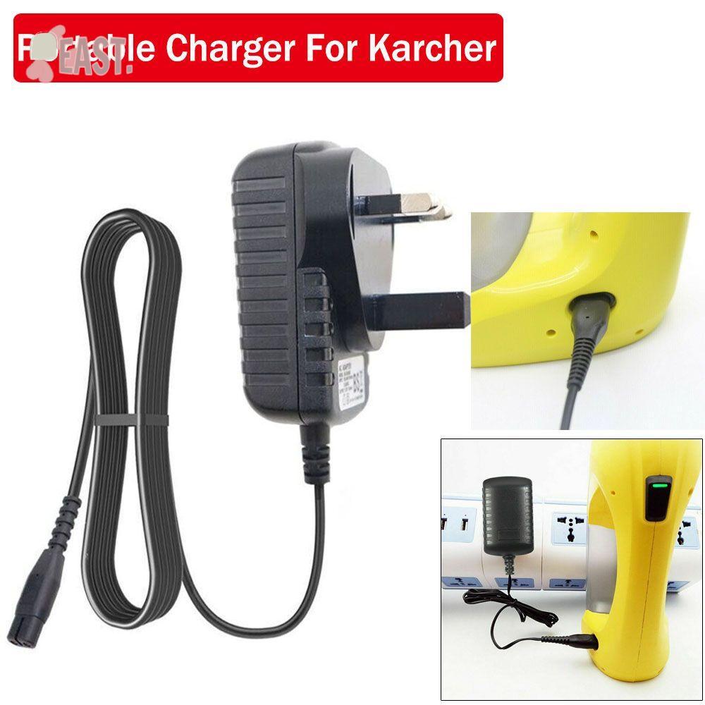EASTS อะแดปเตอร์เครื่องดูดฝุ่นสําหรับ Karcher แบบพกพา UK สําหรับ Karcher Charger Charger สําหรับ Kar