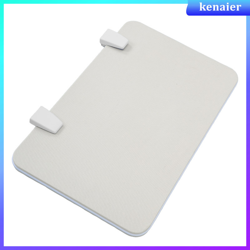 Freestand Soundproof Desk Divider Beige Acoustic Panel Privacy Solution สําหรับโฮมออฟฟิศ kenaier