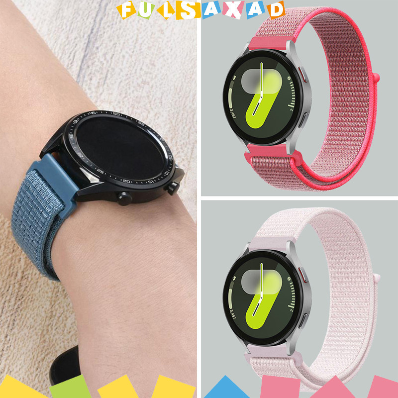 สายไนลอนหลอง for Garmin Watch Forerunner 165 570 265/Samsung Galaxy Watch/Huawei/Amazfit Bip 6 5/ Redmi Watch 5 Active