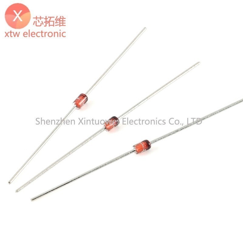 (50 ชิ้น) 1N4746A DO-41 18V/1W 4746 ไดโอดควบคุมแรงดันไฟฟ้าแบบอินไลน์