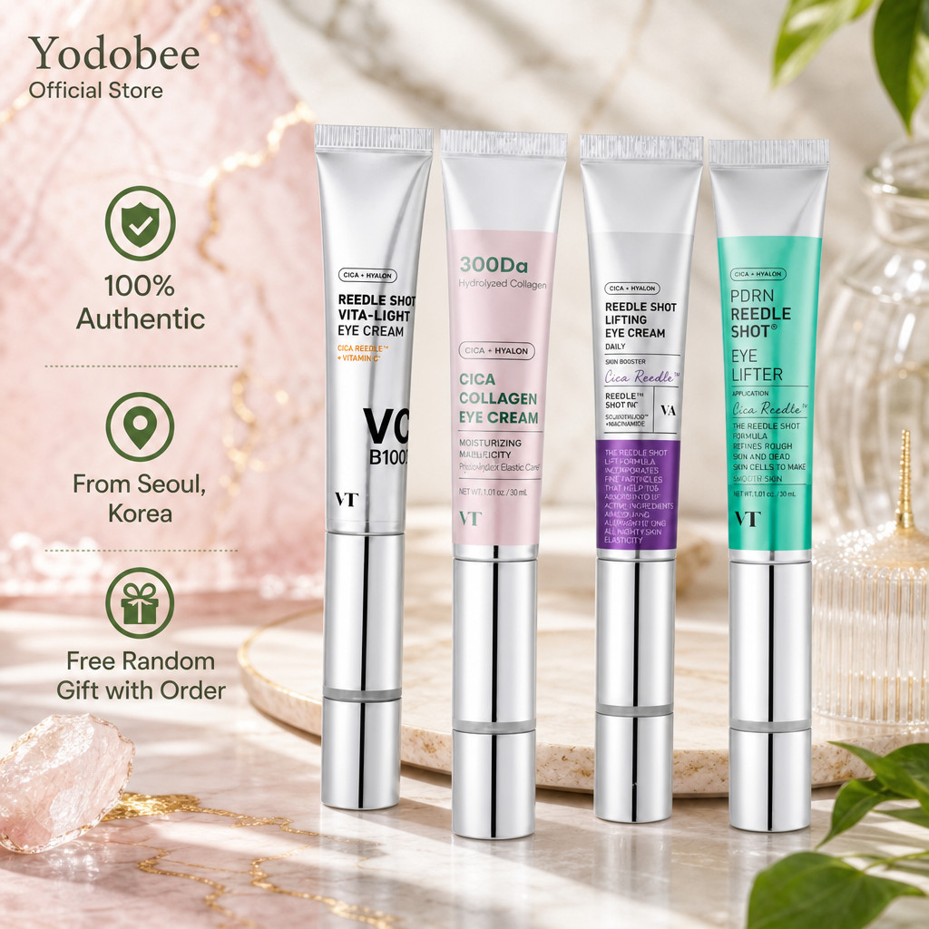 VT 4-in-1 Anti-Aging Eye Cream Pack 15ml วิตามินซีคอลลาเจน PDRN Lifting Moisturizer ลบความหมองคล้ํา 