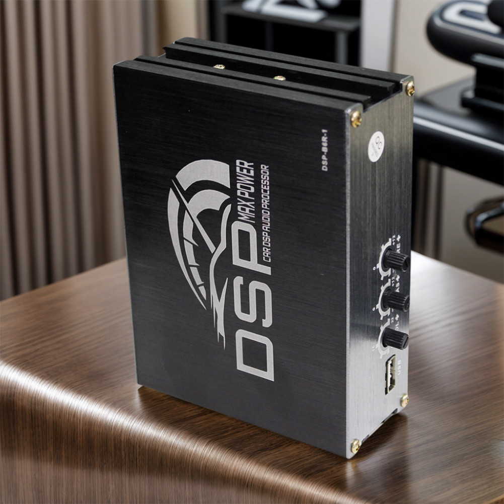 4x50W รถ DSP เครื่องรับสัญญาณเสียงดิจิตอลรองรับ APP ควบคุม DSP รถเครื่องขยายเสียงเสียงดิจิตอลเสียงสํ