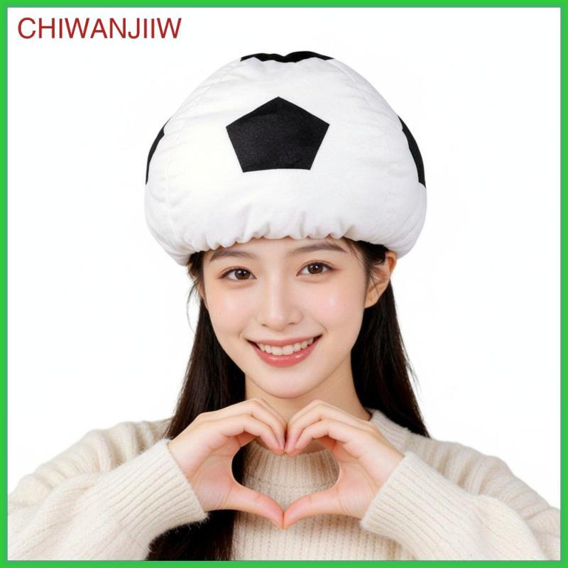 [chiwanjiiw] Futbol Sphere Hat Photo Prop Global Tournament Fan Hat Fun Design ตุ๊กตา Futbol Sphere 