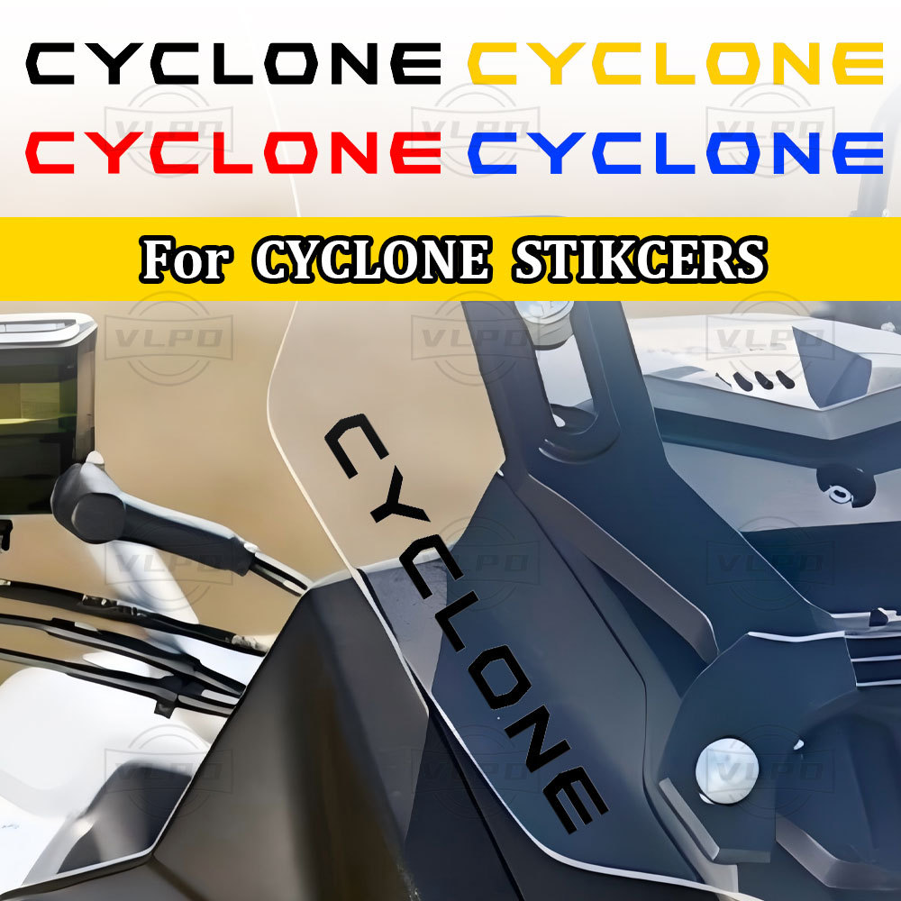 สติ๊กเกอร์รถจักรยานยนต์สติ๊กเกอร์กันน้ําสําหรับ Cyclone RX600 RA600 RX401 RX1 RX2 RX3 RX6 RA2 RE3 RT