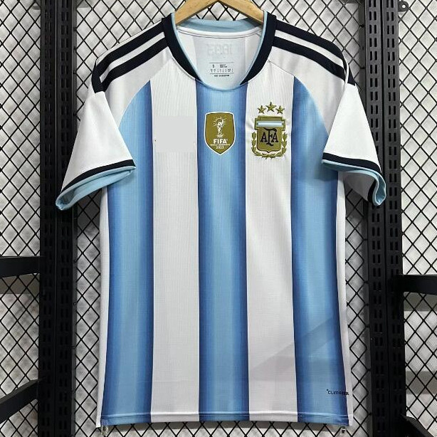 26-27messienzo Home Fan Edition 2026 Personal Training Football Shirt สีฟ้าสีขาวสําหรับผู้ชาย R9QE