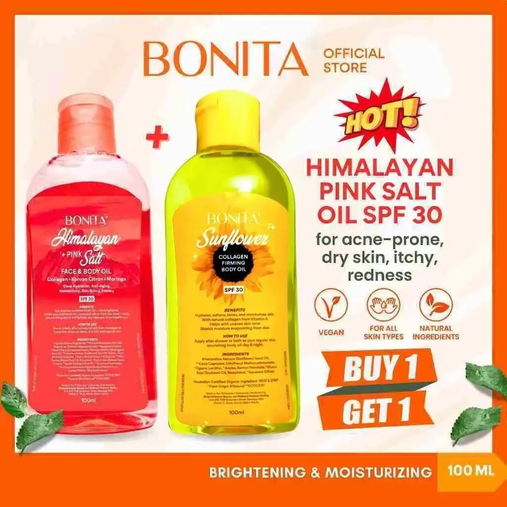 ซื้อ 1 TAKE 1 BONITA SUNFLOWER OIL SPF 30 COLLAGEN FIRMING 100ML | มอยเจอร์ไรเซอร์นวดผิวออร์แกนิก Hy