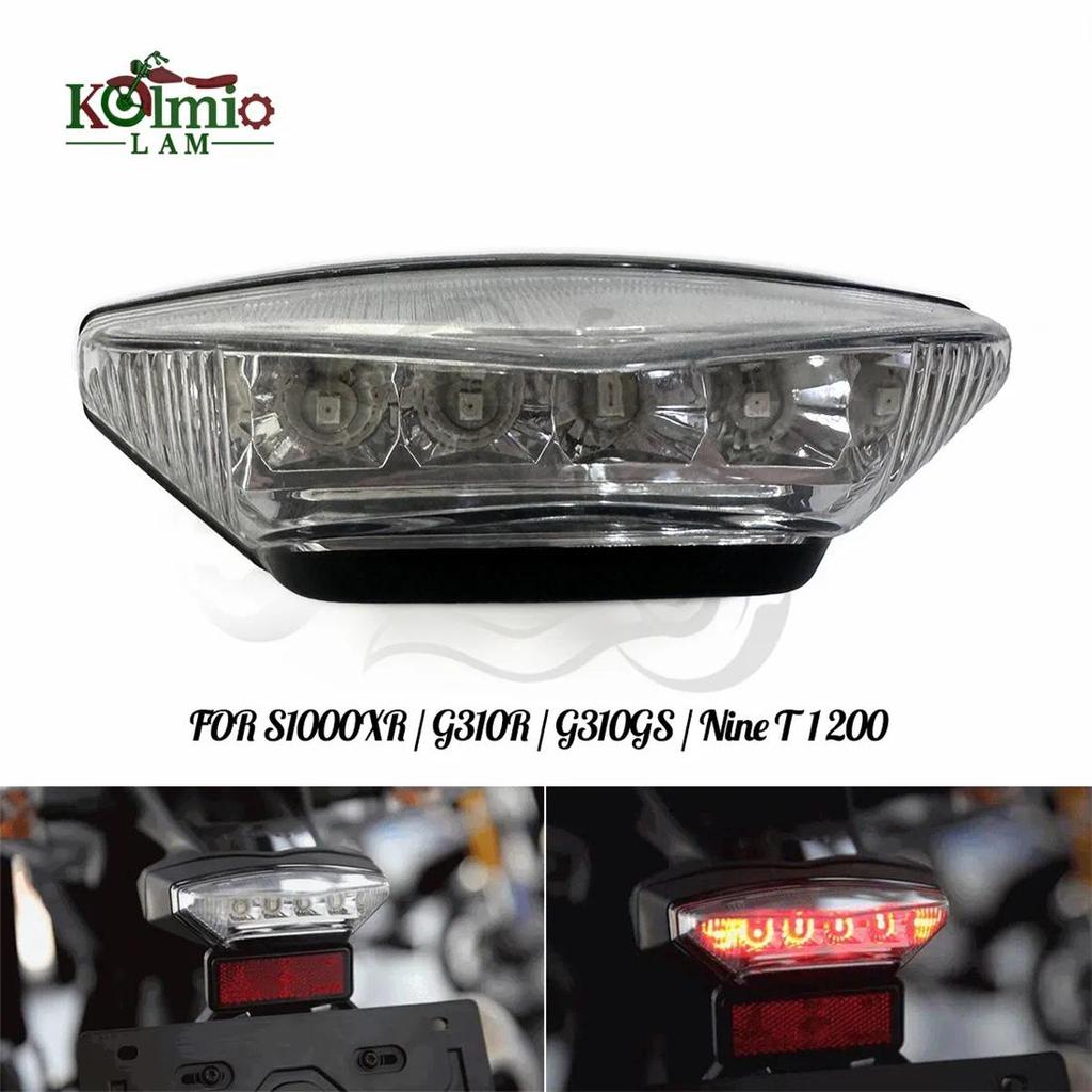 Bไฟท้ายรถจักรยานยนต์เหมาะสำหรับ BMW G310R S1000XR G310GS R เก้า T ไฟท้าย LED แบบบูรณาการ1000XR G310 