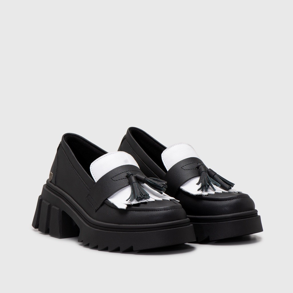 Lovelyprojects - Tarale Chunky Loafer BnW - Oxford Loafer