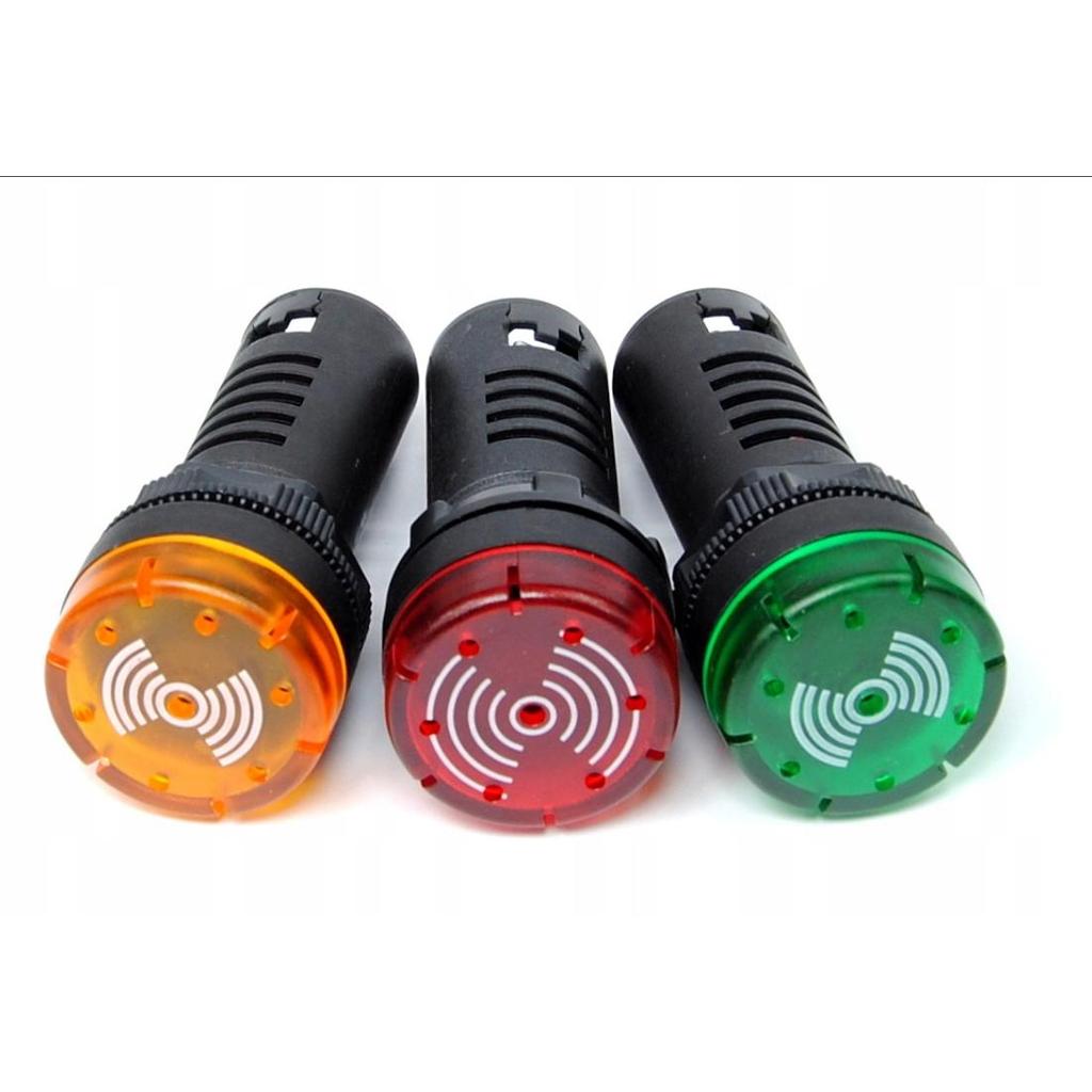 Buzzer With Lamp AS22-22MSD 22mm 24v Buzzer 24V [Elca]