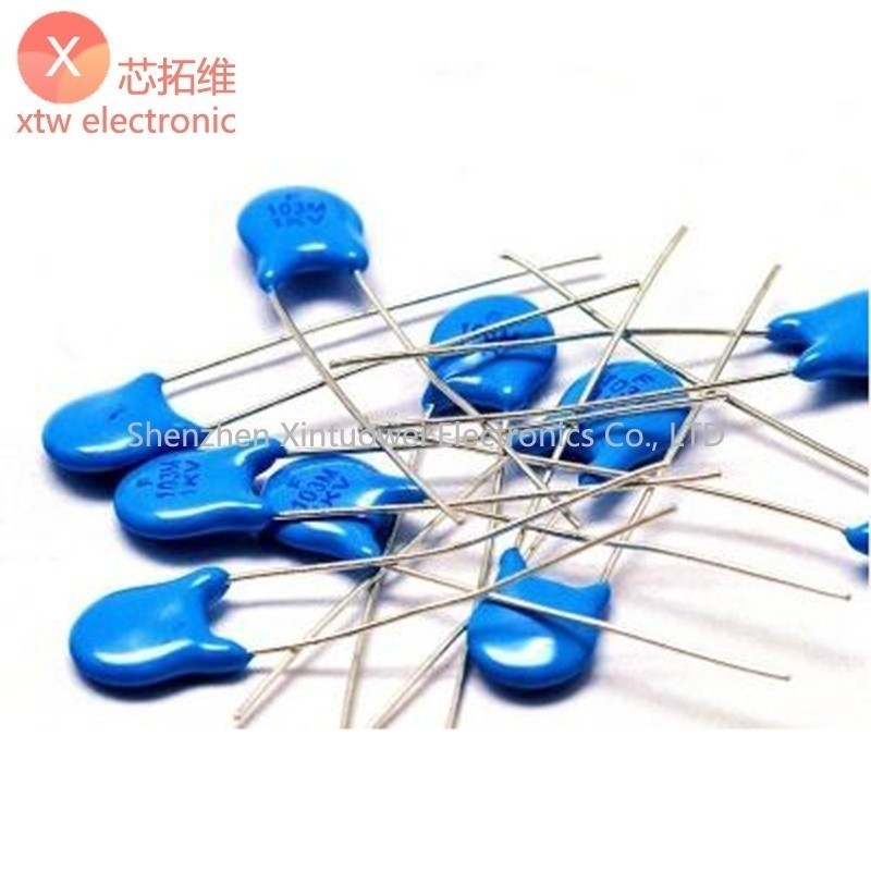(50 ชิ้น) 1KV471K ตัวเก็บประจุแรงดันสูง 1KV 471 470PF 1000V Porcelain Capacitor Pin Pitch = 5 มม.Kap