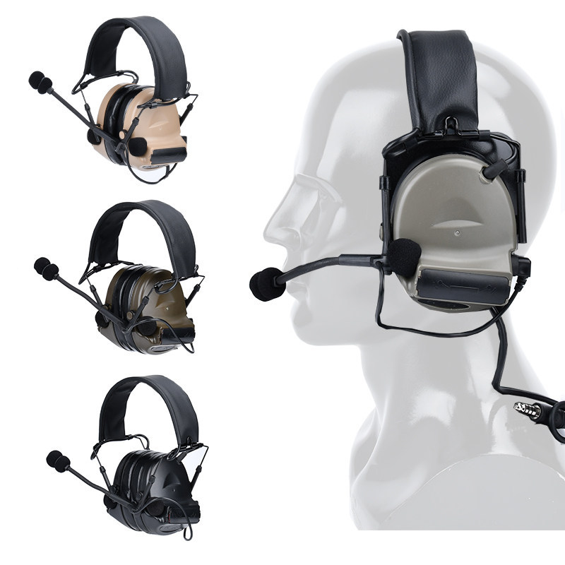 MAOKU Outdoor Comtac-II No Electronic Pickup Noise Cancelling Tactical Headset ชุดหูฟัง C2 ชุดหูฟังแ