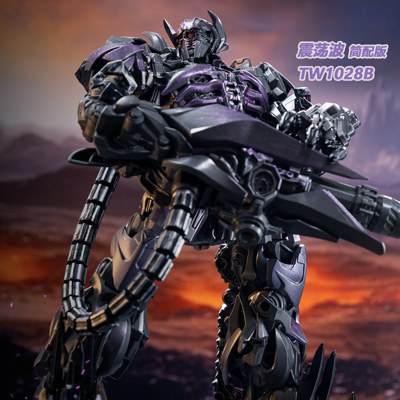 Hundred Micros TW-1028B Shockwave Movie Version SS56 Transforming Robot Toy Boy Figure Model