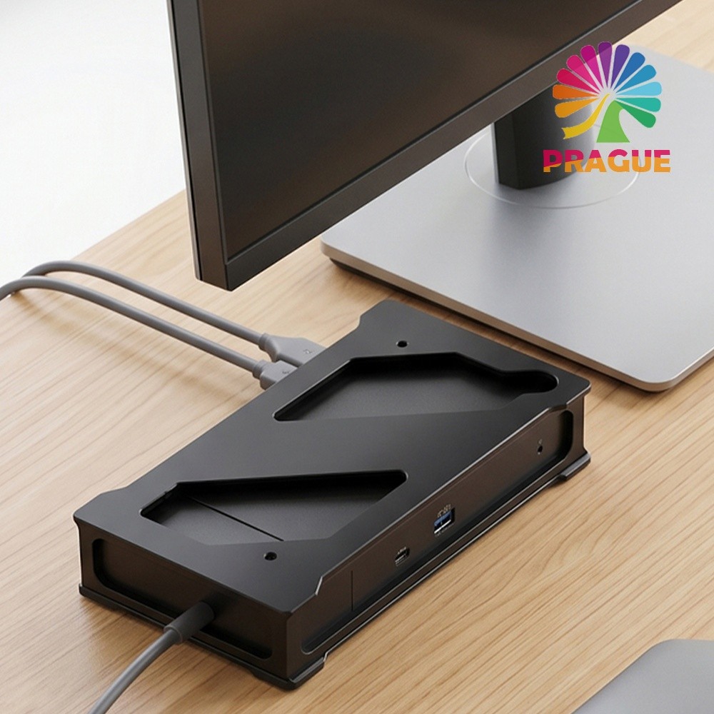 อะคริลิค Mount Ultra-Thin Mount สําหรับเดสก์ท็อป Docking Station WD19S WD19TB WD22TB4