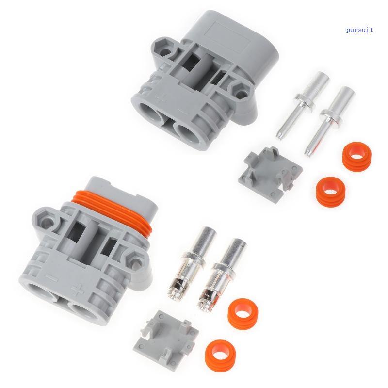 SUIT* 2Pin Connector 50A กันน้ําที่จอดรถเครื่องปรับอากาศ Connector 600V กลางแจ้ง