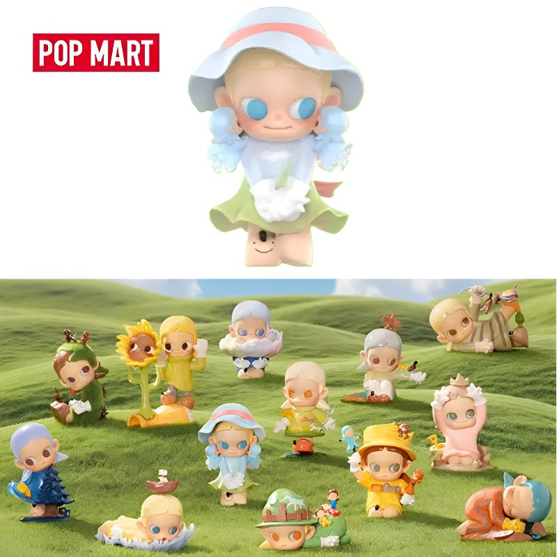 POPMART Zsiga take it slow Series Figures กล่องของขวัญของเล่นกล่องตาบอด