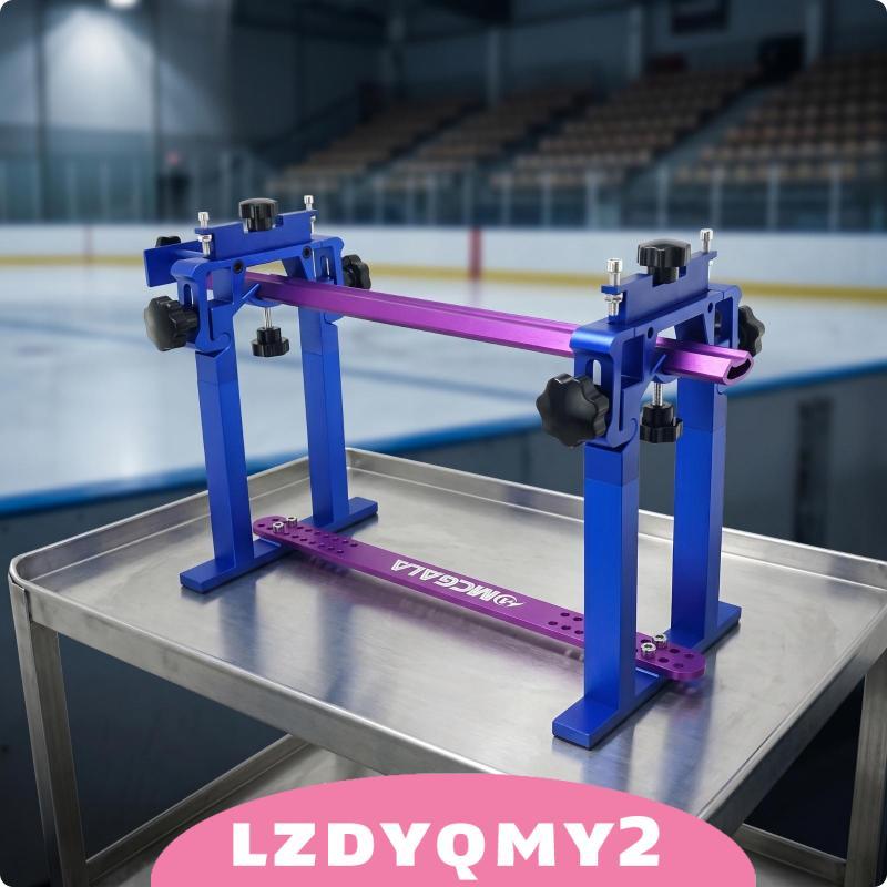 [Lzdyqmy2] Ice Skate Sharpening Jig Aluminium Alloy Speed Skate Sharpening Stand Secure for Coaches
