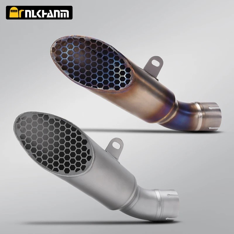 3QCU สําหรับ RSV4 รถจักรยานยนต์ไอเสียดัดแปลง Full Ti.alloy รังผึ้งท่อไอเสียท่ออินเทอร์เฟซเดิมสําหรับ