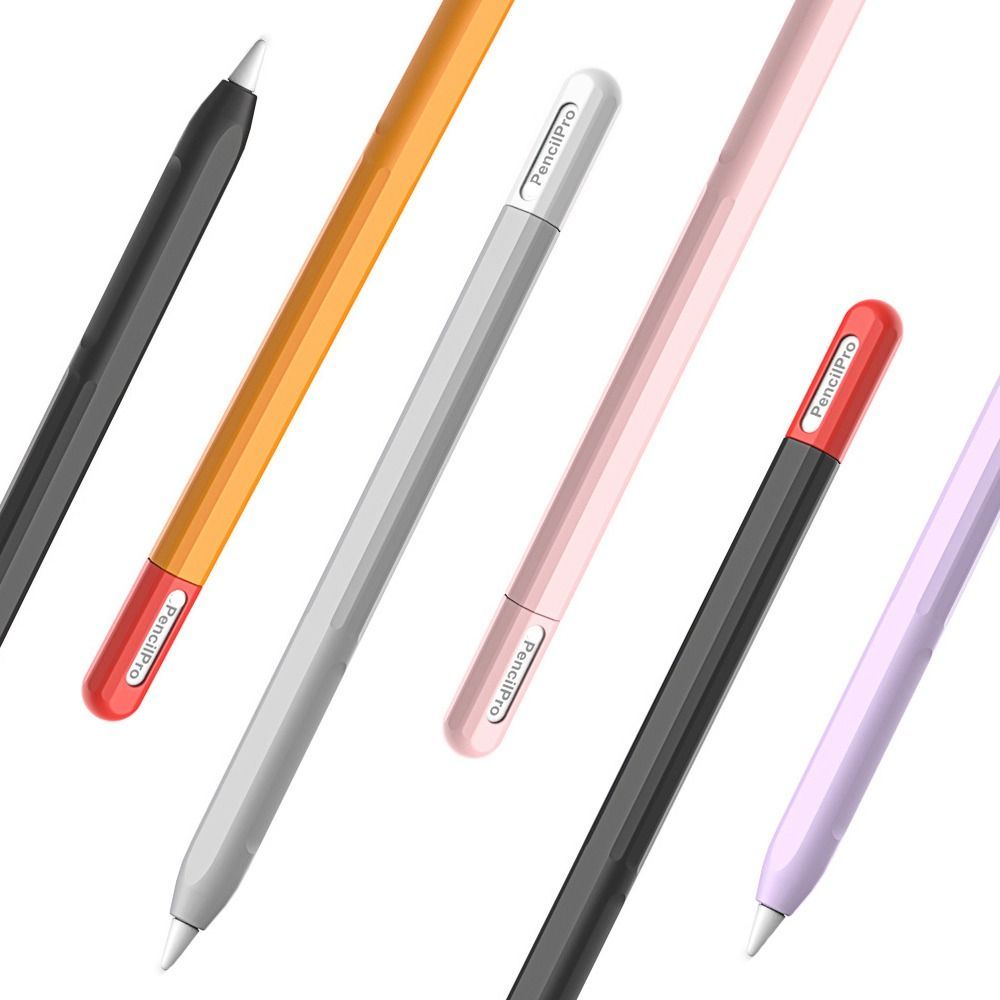 แท็บเล็ตปากกาสัมผัสสําหรับ Apple Pencil Pro Stylus แขนป้องกันสําหรับ Apple ดินสอซิลิโคนอ่อนนุ่ม Anti-slip Touch ดินสอกรณี