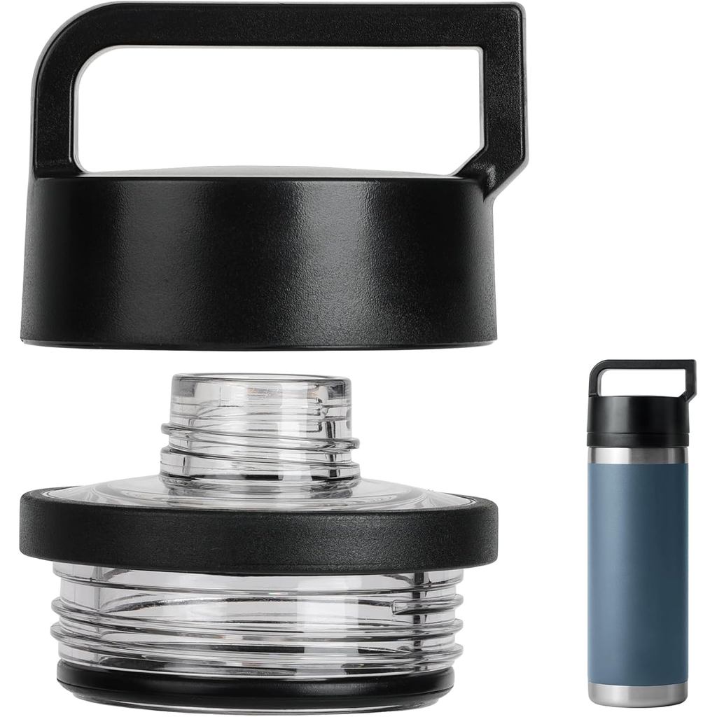 Chug Cap สําหรับ YETI Rambler ขวด, ฝาปิดแบบสกรูเข้ากันได้กับ YETI Rambler ขวด 18oz/26oz/36oz/64oz